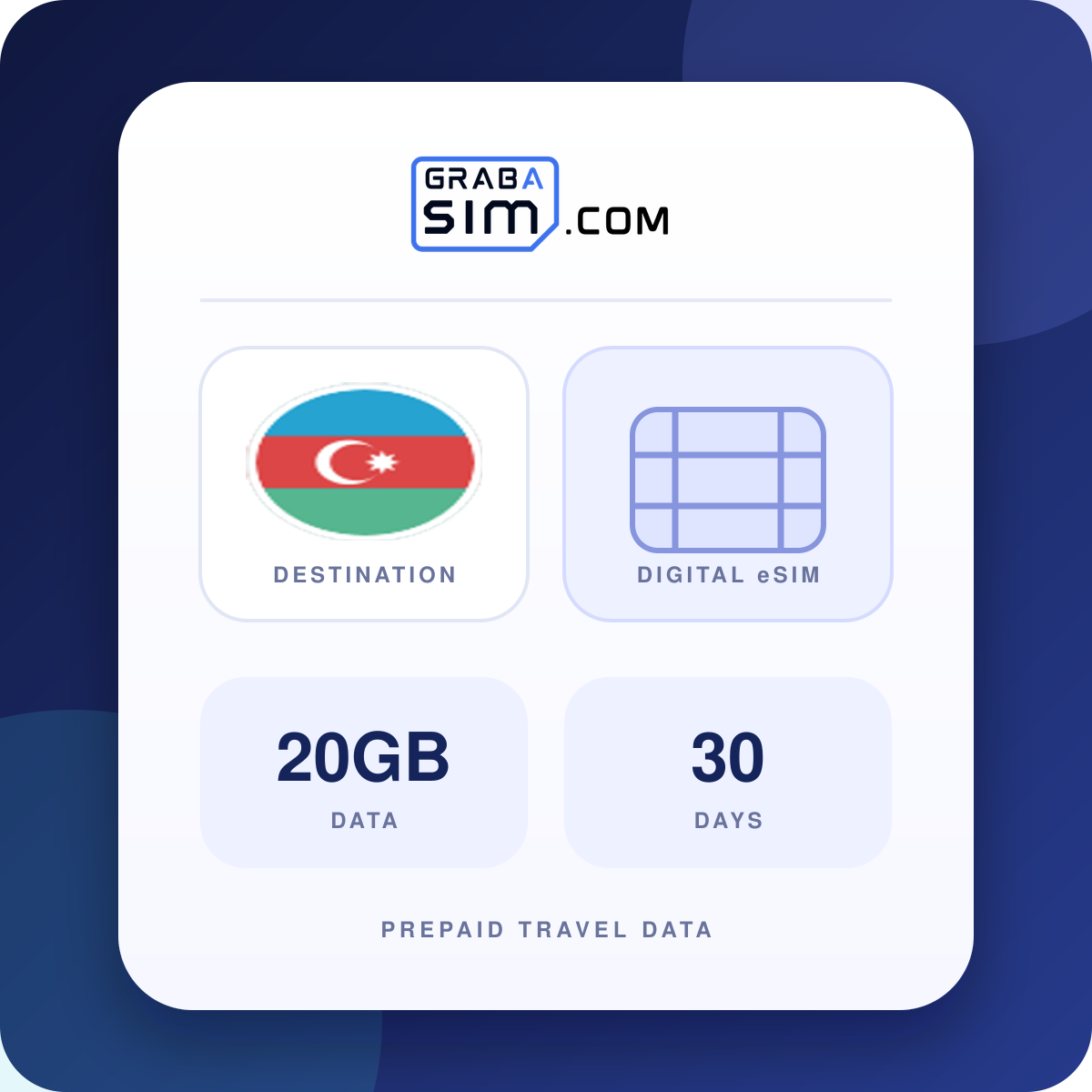 20GB Azerbaigian eSIM – 30 giorni