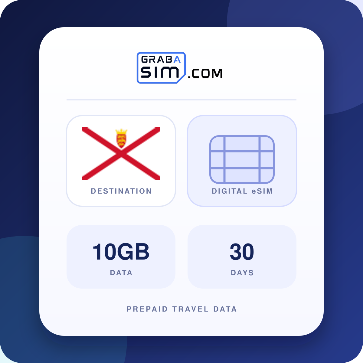10GB Jersey eSIM – 30 días